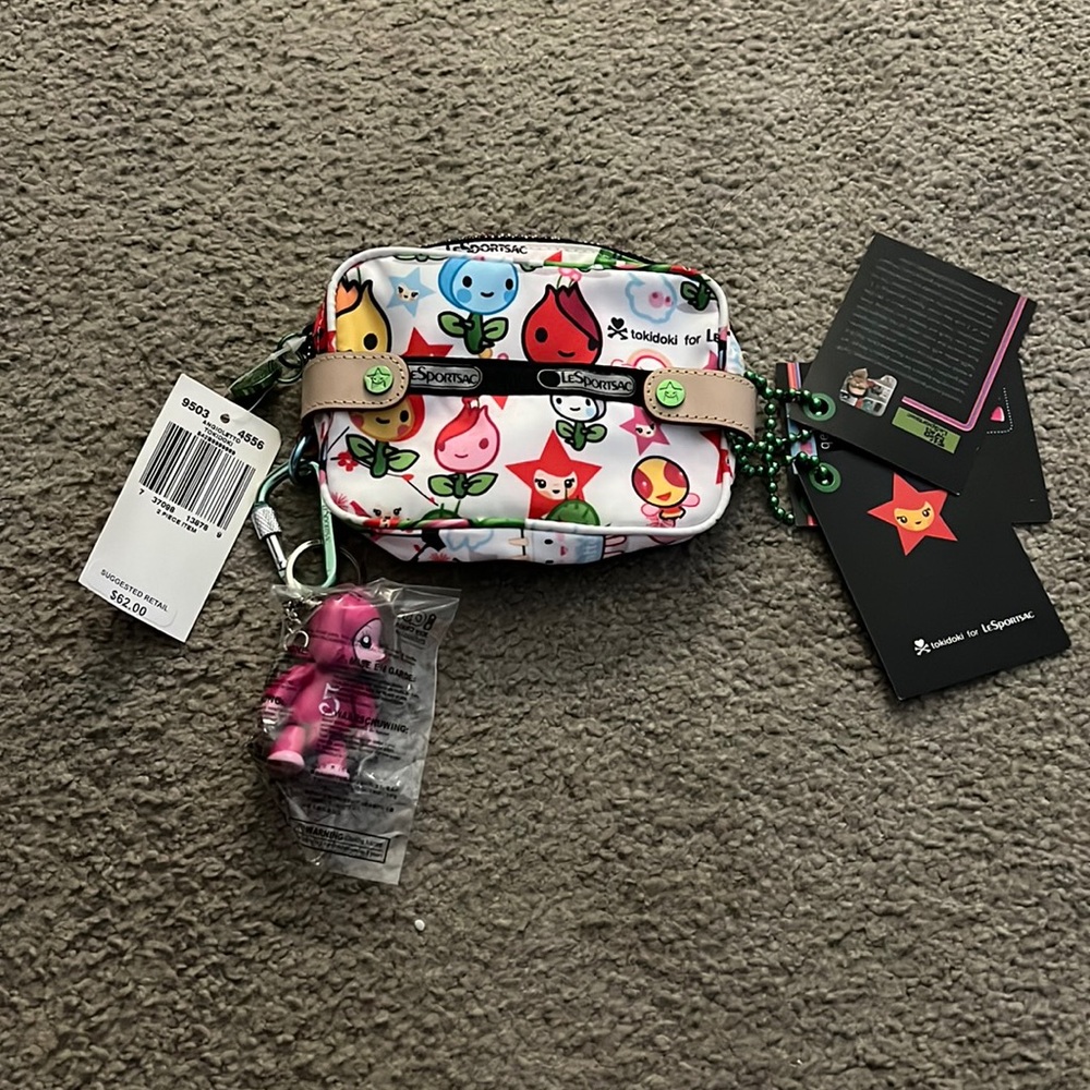LeSportsac Tokidoki NEW zipperpouch Gee included still inwrapping.collector item